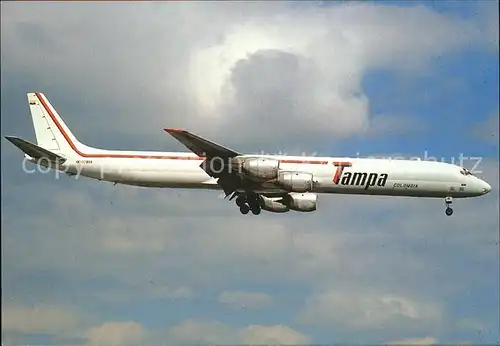 Flugzeuge Zivil Tampa Colombia McDonnell Douglas DC8.71F HK 3785X c n 46066 Kat. Flug