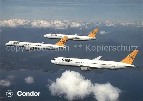 Flugzeuge Zivil Condor Boeing 767 Boeing 757 Kat. Flug