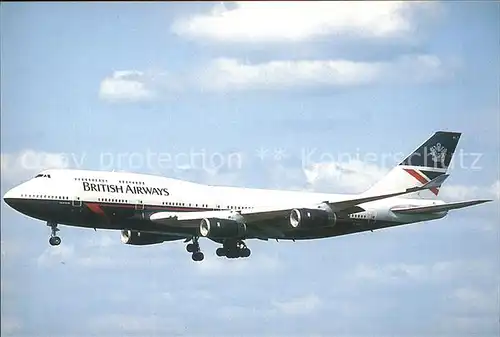 Flugzeuge Zivil British Airways Boeing 747 400 G BNLT  Kat. Flug