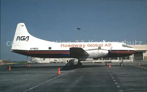 Flugzeuge Zivil Roadway Global Air Convair CV 600 F SCD N74855 MSN 46 Kat. Flug