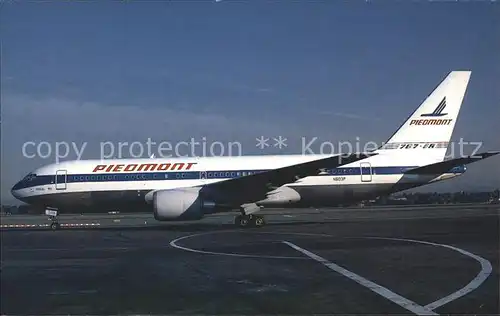 Flugzeuge Zivil Piedmont Airlines Boeing B 767 201 ER N603P MSN 23897 Kat. Flug