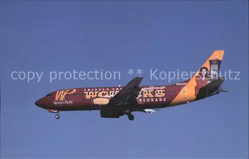 Flugzeuge Zivil Airlines Remembered Western Pacific Airlines B 737 300 N962WP  Kat. Flug