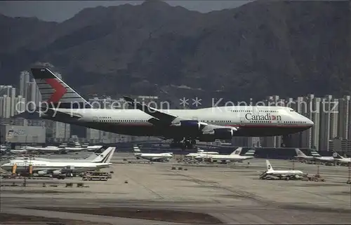 Flugzeuge Zivil Boeing 747 400 C FBCA Canadian  Kat. Flug