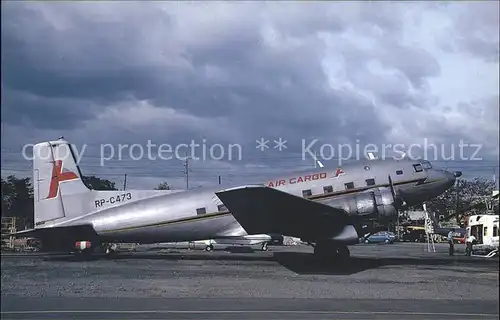 Flugzeuge Zivil Douglas DC 3S RP C473 Air Cargo  Kat. Flug