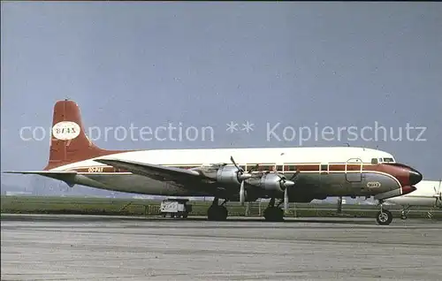 Flugzeuge Zivil British Island Airways Douglas DC 6  Kat. Flug