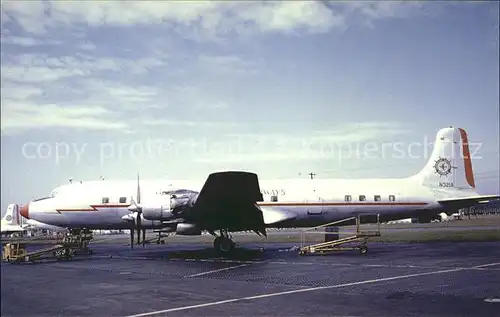 Flugzeuge Zivil Overseas National Airlines Douglas DC 7 Kat. Flug