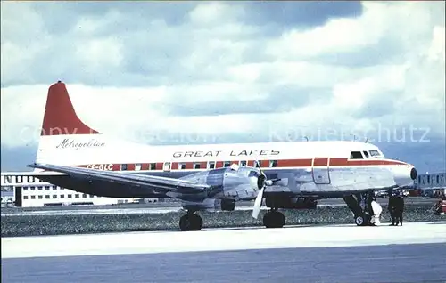 Flugzeuge Zivil Great Lakes Airlines Convair CV 440 Kat. Flug