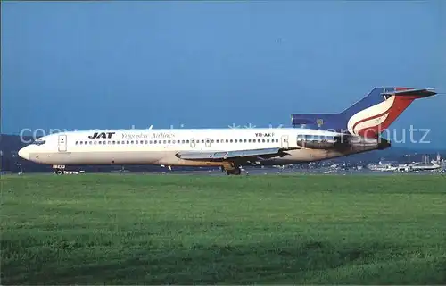 Flugzeuge Zivil Boeing 727 2H9 Advanced YU AKF cn 21038 fn 1118 JAT Yugoslav Airlines  Kat. Flug