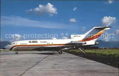 Flugzeuge Zivil Boeing 727 123 HK 3973X cn 19838 fn 551 Global Colombia Paco Kat. Flug