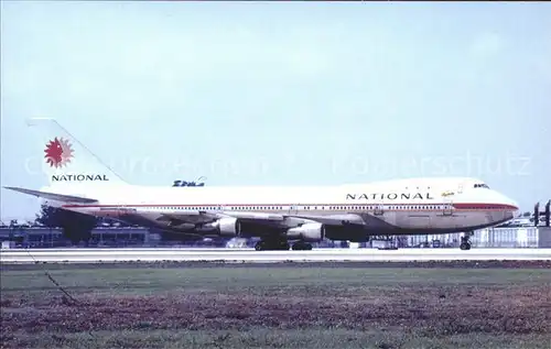 Flugzeuge Zivil National Airlines Boeing 747  Kat. Flug
