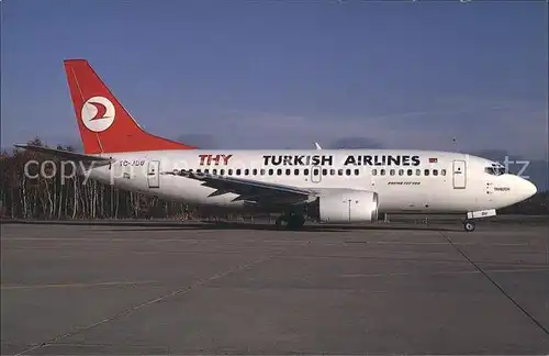 Flugzeuge Zivil Boeing 737 500 TC JDU Thy Turkish Airlines  Kat. Flug