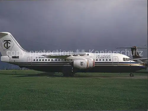 Flugzeuge Zivil BAe 146 200 c n E.2018 G BSRU Transair Cambodia  Kat. Flug