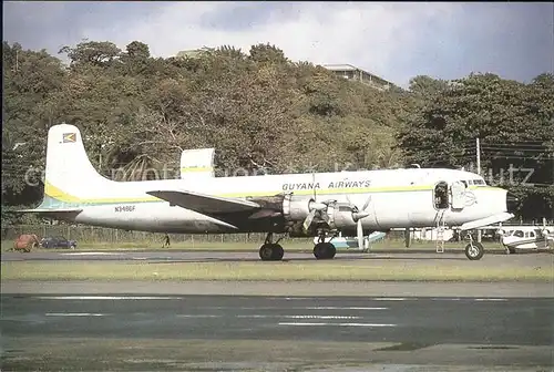 Flugzeuge Zivil Guyana Airways MDC Douglas C 118 A DC 6A N3486F ex 51 17636 cn 43683 305  Kat. Flug