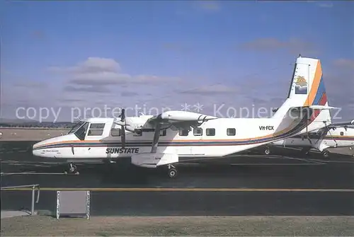 Flugzeuge Zivil Sunsate Airlines Pty. Ltd. GAF Nomad N24A VH FCX cn N24A 46 mfd 1977  Kat. Flug