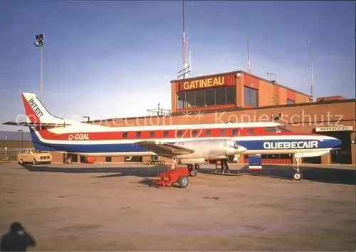 Flugzeuge Zivil Swearingen Metro Inter Quebecair C GOAL Kat. Flug