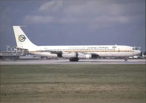 Flugzeuge Zivil Guyana Airways Boeing 707 321B N732Q c n 20034 798 Kat. Flug