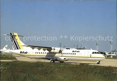 Flugzeuge Zivil BRIT AIR ATR 72 F GHPU Kat. Flug