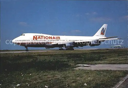 Flugzeuge Zivil NATIONAIR Boeing 747 100 C FFUN Kat. Flug