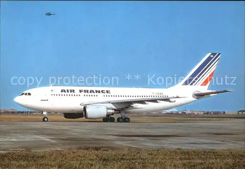 Flugzeuge Zivil Air France Airbus A 310 F GEMA Kat. Flug