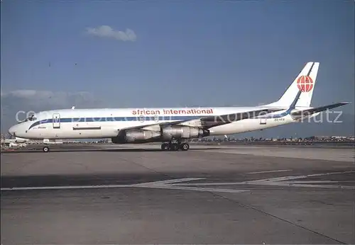 Flugzeuge Zivil African International Douglas DC 8 3D AFR Kat. Flug