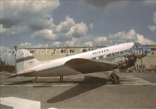 Flugzeuge Zivil Austin Airways DC 3 Cargo C GWYX  Kat. Flug