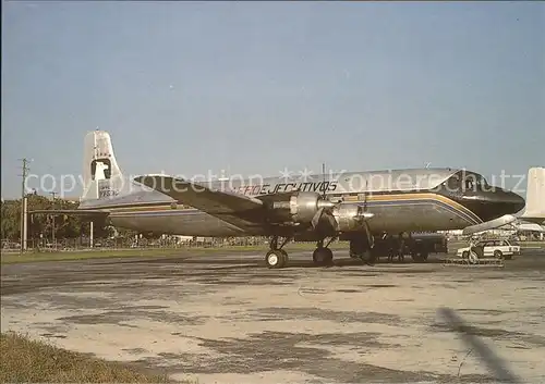 Flugzeuge Zivil Aerojecutivos DC 6 YV 501 C  Kat. Flug