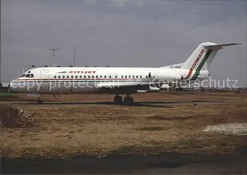 Flugzeuge Zivil Comair Fokker F28 Mk4000 ZS NGB  Kat. Flug