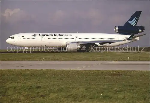 Flugzeuge Zivil Garuda Indonesia Mac Donnell Douglas MD 11 EI CDJ Cn 48500 Kat. Flug