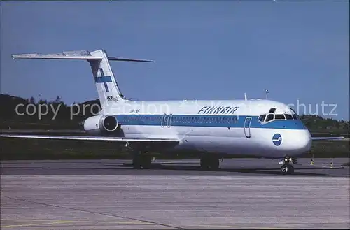 Flugzeuge Zivil McDonnell Douglas DC 9 41 Finnair OH LNE c n 47605 Kat. Flug