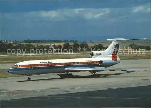 Flugzeuge Zivil Ensor Air EA TU 154B 2 OK LCP Kat. Flug