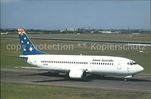 Flugzeuge Zivil Boeing 737 377 Ansett Australia VH CZL C n 23664 Kat. Flug