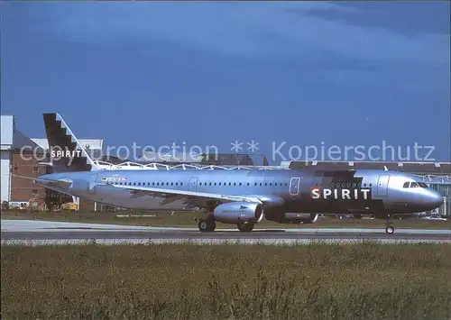 Flugzeuge Zivil Spirit Airlines A321 231 D AVXB c n 2476 Kat. Flug