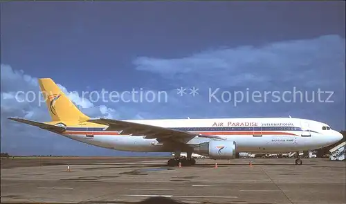 Flugzeuge Zivil Air Paradise International A300 622R PK KDK c n 633 Kat. Flug