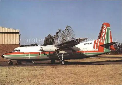 Flugzeuge Zivil Comair Fokker F 27 200 ZS LMZ cn 10227 Kat. Flug