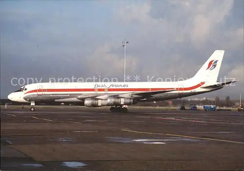 Flugzeuge Zivil 5N ATY  Douglas DC8F 55 Flash Airlines c n 45858 Kat. Flug