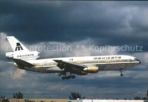 Flugzeuge Zivil Mexicana DC 10 15 N1003W Kat. Flug