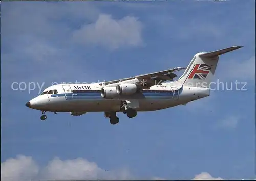 Flugzeuge Zivil Air Uk BAe 146 200 G CNMF cn E 2079 Kat. Flug