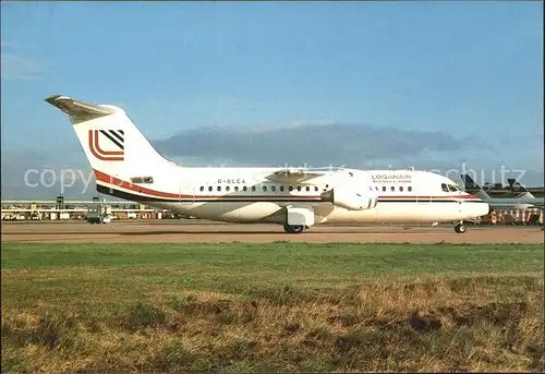 Flugzeuge Zivil Loganair BAe 146 200 G OLCA  Kat. Flug