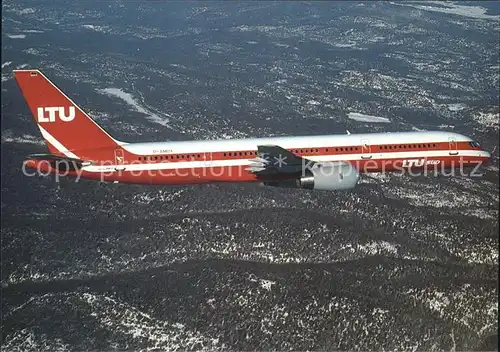 Flugzeuge Zivil LTU Sued Boeing 757 200  Kat. Flug