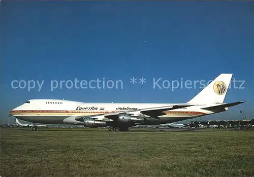 Flugzeuge Zivil Egyptair Boeing 747 9K ADA  Kat. Flug