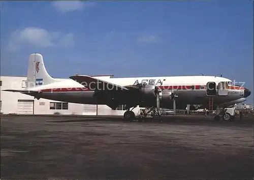 Flugzeuge Zivil Douglas DC 6 BF AESA Airlines YS 05C Kat. Flug