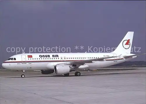 Flugzeuge Zivil Onur Air Airbus A320 211 TC ONA c n 288 Kat. Flug