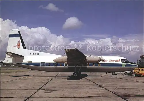 Flugzeuge Zivil Air Littoral Fokker F27 Mk. 200 F BRHL c n 10137 Kat. Flug