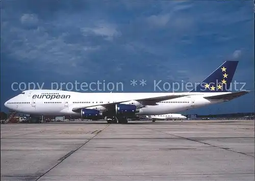 Flugzeuge Zivil European Boeing B 747 200 G BOXG  Kat. Flug