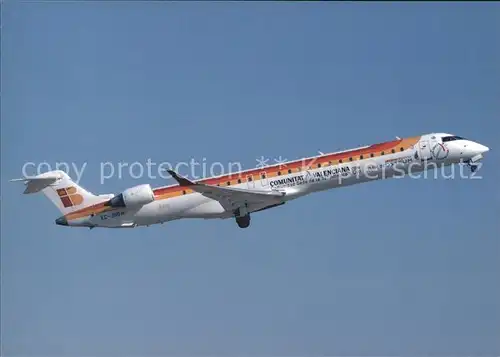 Flugzeuge Zivil Air Nostrum Iberia Regional Bombardier CRJ 900 EC JNB c n 15057 Kat. Flug