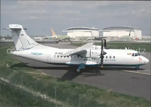 Flugzeuge Zivil Halcyon Air ATR 42 320 J5 GZZ c n 296 Kat. Flug