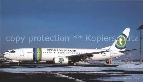 Flugzeuge Zivil Transavia.com B 737 8K2 Winglets PH HZE c n 28377 Kat. Flug