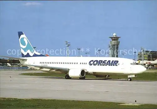 Flugzeuge Zivil Corsair Boeing 737 400 F GFUG  Kat. Flug