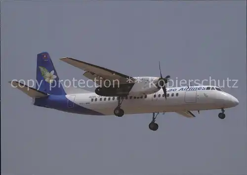 Flugzeuge Zivil Lao Airlines Xian MA 60 RDPL 34171 c n 0507 Kat. Flug