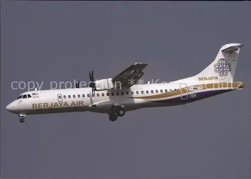 Flugzeuge Zivil Berjaya Air ATR 72 500 F WWEC c n 858 Kat. Flug